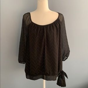 Copper Dot Blouse
